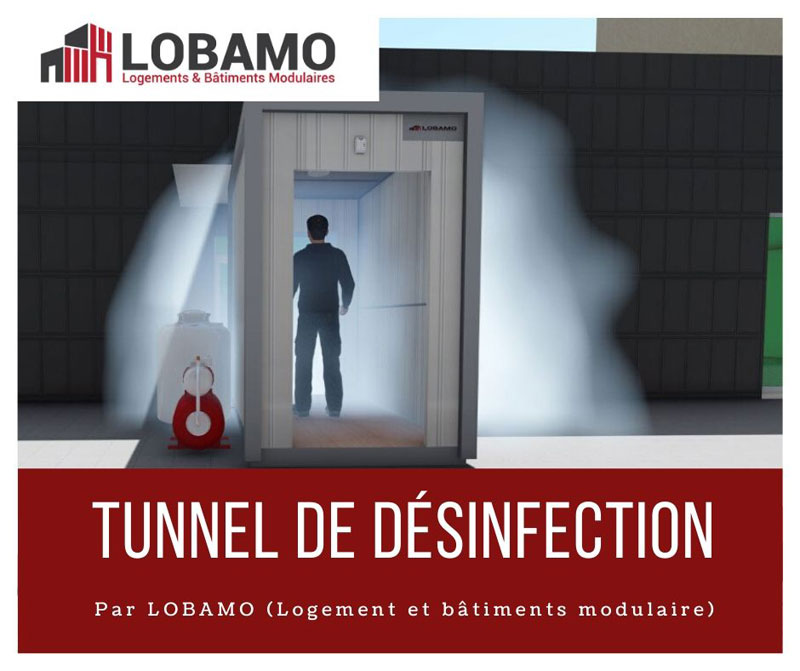 LOBAMO.ma tunnel desinfection