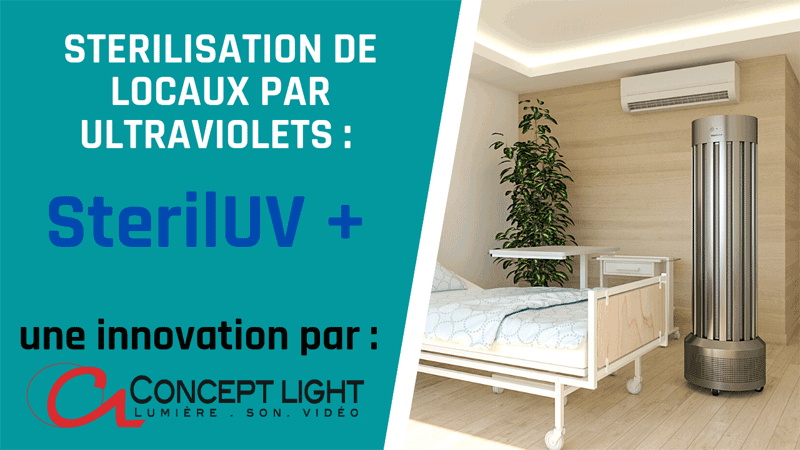 STERILUV+ : La stérilisation de locaux par ultraviolets !