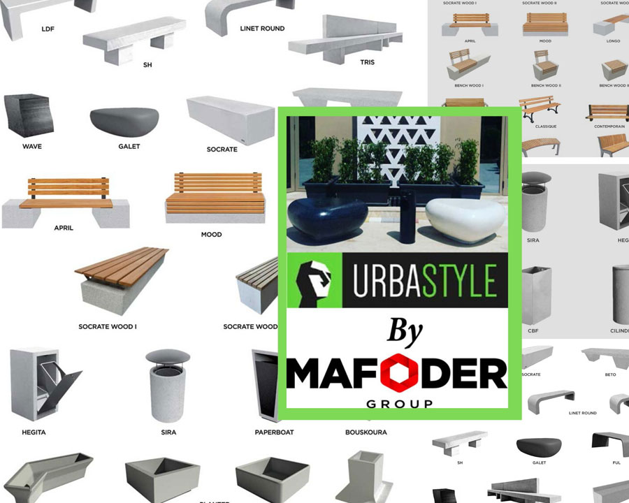Mobilier Urbain par MAFODER, des lignes contemporaines et élégantes