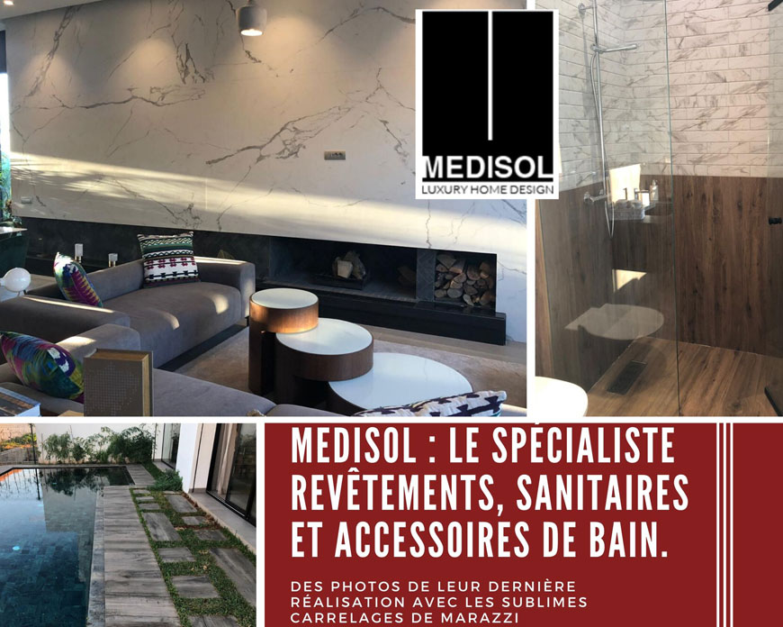 MEDISOL, le fournisseur de carrelages qui réalise des intérieurs exclusifs…