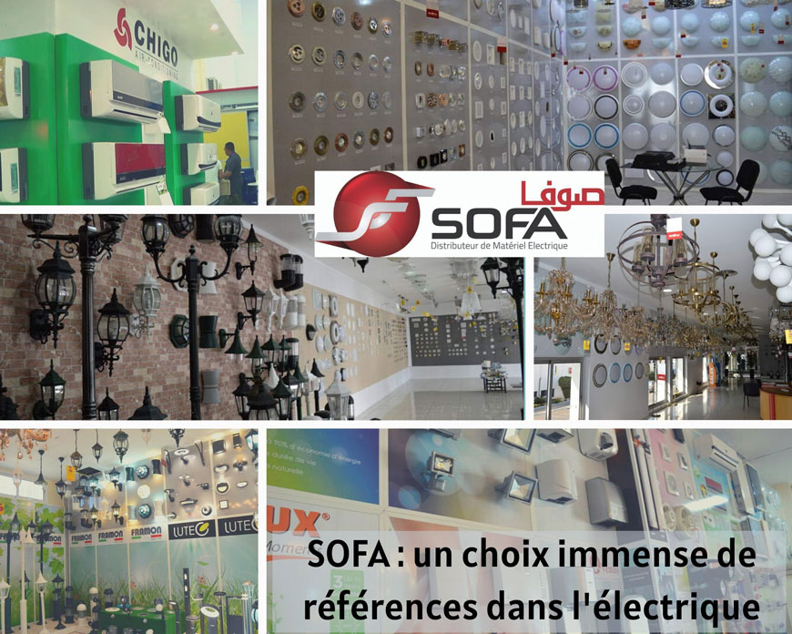 SOFA MAROC : Votre fournisseur des plus grandes marques de matériel électrique.