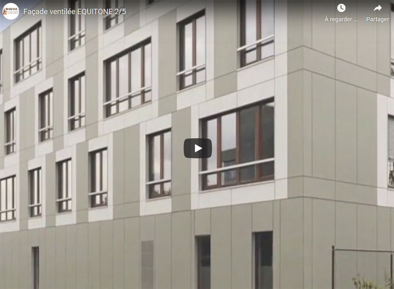 Vidéos de démonstrations des Façade ventilée EQUITONE : Pose et fonctionnement