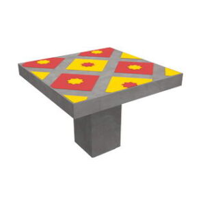 Table pique-nique rectangulaire LAKHMISS 1000x900H750